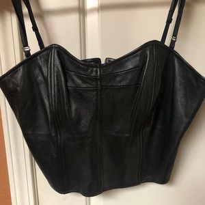 Vintage Wilsons leather bustier